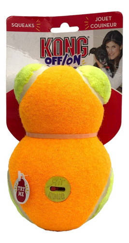 Kong Juguete Chirriador Grande Para Perro Off/on Squeaker