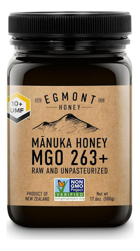 Miel De Manuka Egmont Mgo 263+ Umf 10+ 500g - Pura Y Cruda