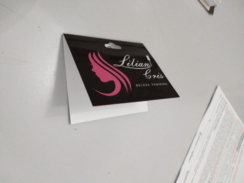 Etiqueta / Solapa Para Embalagem, 9x5cm Fechado (100 Unds)