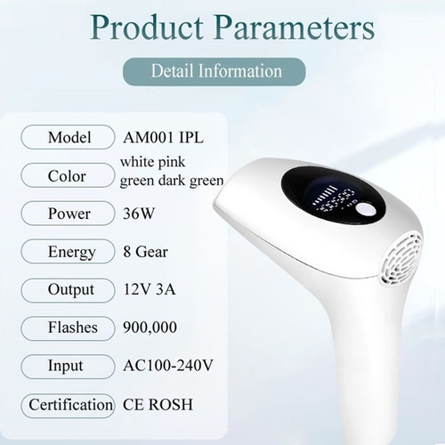. . Depilação A Laser Com Flash - Unidade Por Us$ 185.419