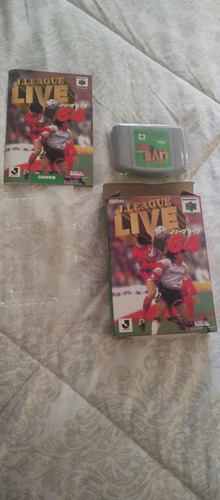 J. League Live 64 Nintendo 64 Japones 