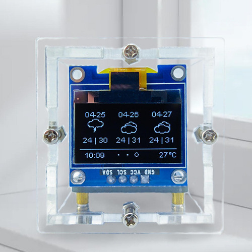 Kit De Reloj Del Clima Reloj Electronic Diy Juego De Reloj