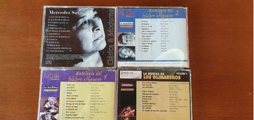 Mercedes Sosa, Olimareños, Zitarrosa;folklore Lote De 4 Cds.