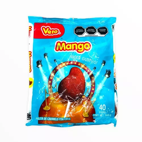 Vero Mango Paleta con Chile 40-Piece Pack Count