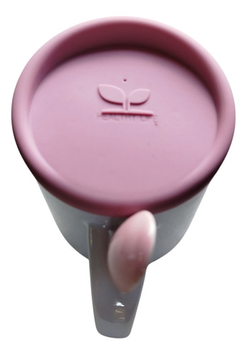 Taza Con Cuchara Y Tapa De Silicón Las Chicas Superpoderosas Rosa Chicas Superpoderosas Corazón