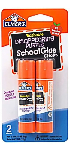 Bulk Buy: Elmers Lavable School Glue Stick Purpura .22 onz