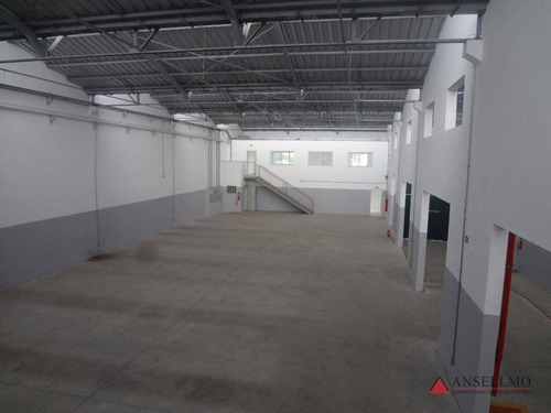 Imagem 4 de 14 de Galpão Para Alugar, 843 M² Por R$ 18.500,00/mês - Assunção - São Bernardo Do Campo/sp - Ga0414