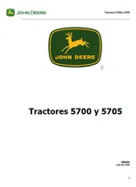 Comprar Manual De Uso Y Mantenimiento Tractor John Deere 5705 5700