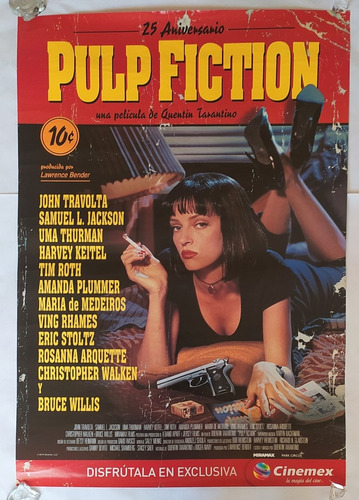 Póster Original Cine Pulp Fiction Quentin Tarantino 
