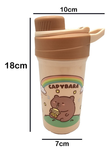 Kit Lunchera Capibara Infantil Marrón Capibara