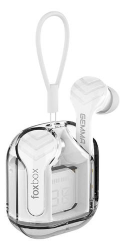 Auricular Foxbox Tws Audio Hq Boost Gemma Blanco