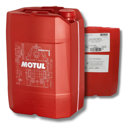 Aceite De Caja Sincrónica Sintético Sae 75w-90 Motul 20l