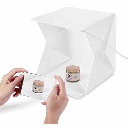 Imagen 1 de 5 de Caja Luz Led Fotografia Cubo Fotografico Plegable Box