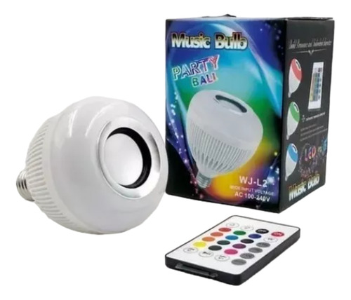 Lampada Bluetooth De Led Caixa De Som