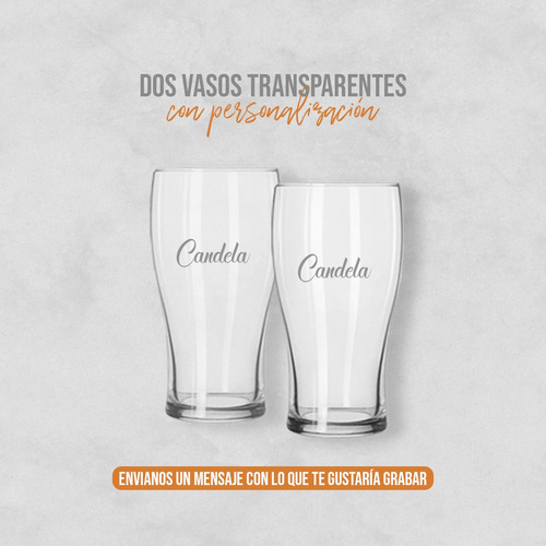 Experiencia Cerveza Latas Heineken + Dos Vasos Grabados