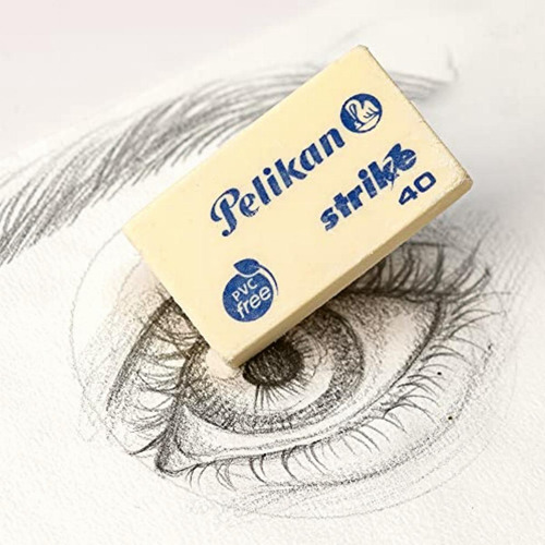 Pelikan Goma De Borrar Strike Con 40 Piezas