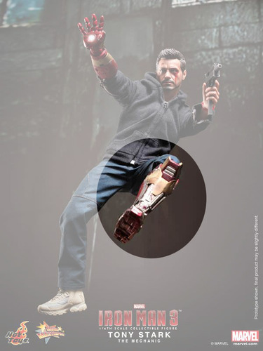 Bota Pierna Tony Stark Hot Toys Mms209 Escala 1/6 Original (Usado)