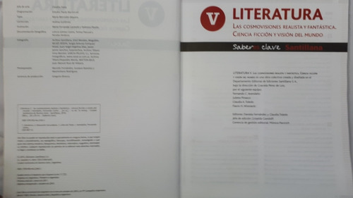 Literatura V Cosmovisiones Realista Saberes Clave Santillana