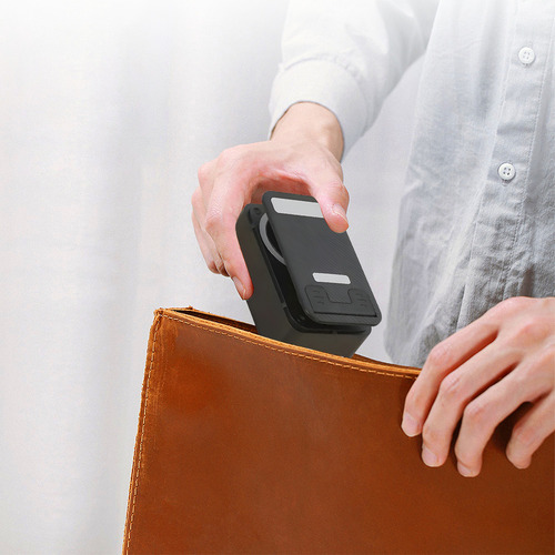 - Bocina Bluetooth Portátil Con Soporte Para Celular Y Carga
