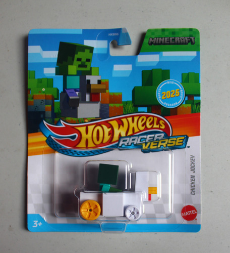 Hot Wheels Raceverse Minecraft Chicken Spider Steve Cree 4pz Gris