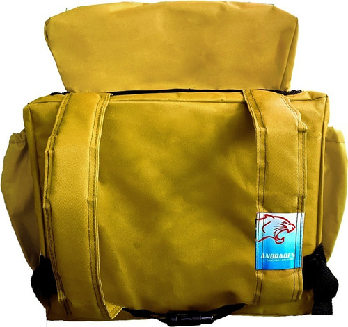 Imagem 4 de 4 de Bolsa Mochila Delivery Bag Pizza 39cm Isopor E Bolso Térmico
