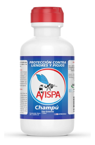 Champú Avispa 120 Ml - Elimina Piojos Y Liendres