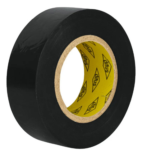 20 Pack Cinta De Aislar Difus 16.8metros Largo Acabado Liso Negro Aislante
