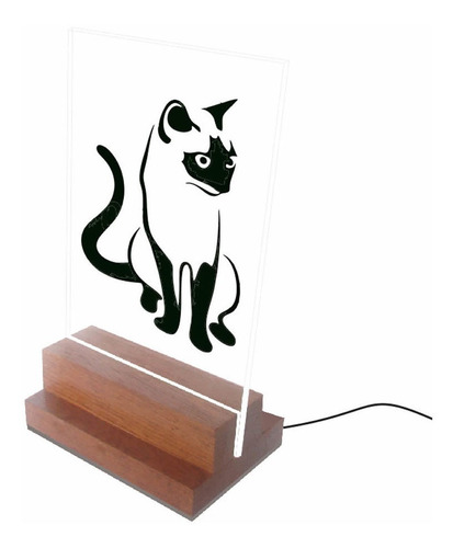 Abajur E Luminária Infantil - Gato