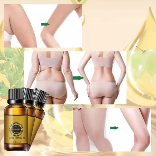 Esencial Aceite De Jengibre Para Drenaje Abdominal, Aceite
