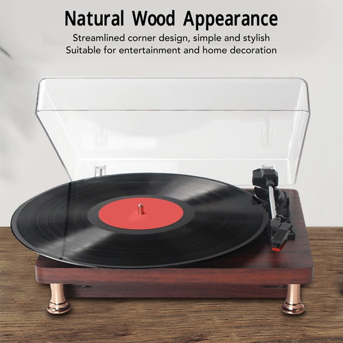 Reproductor De Cd Compatible Con Bluetooth Y Vinilo
