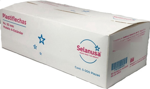 Caja Con 5000 Plastiflechas Estándar (1 Caja)