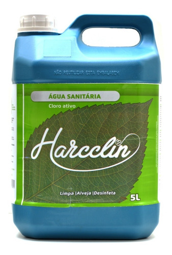 Água Sanitária 5 Litros Harcclin Cloro Ativo