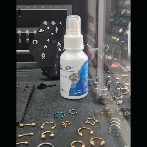 Estericide Antiséptico Solución 60ml Tatuajes Perforaciones