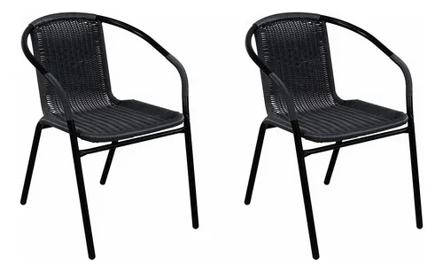 comprar Btexpert Juego De 2 Sillas De Ratan Para Interiores Y Exteri