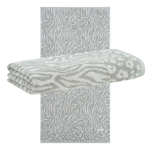 Toalha De Banho Animal Print 100% Algodão 70x140cm - Zebra