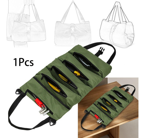 S Bolsa Enrollable Para Herramientas, Organizador De
