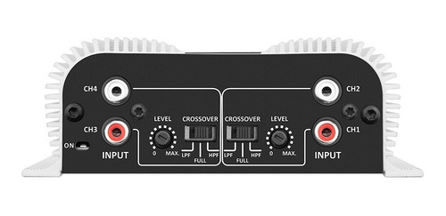 Imagem 5 de 6 de Modulo Taramps Ts400 T400 X4 Digital 400w Rms 4 Canais 2 Ohm