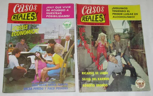 Lote De 2 Revistas Fotonovelas Casos Reales Numeros Bajos Mercadolibre 