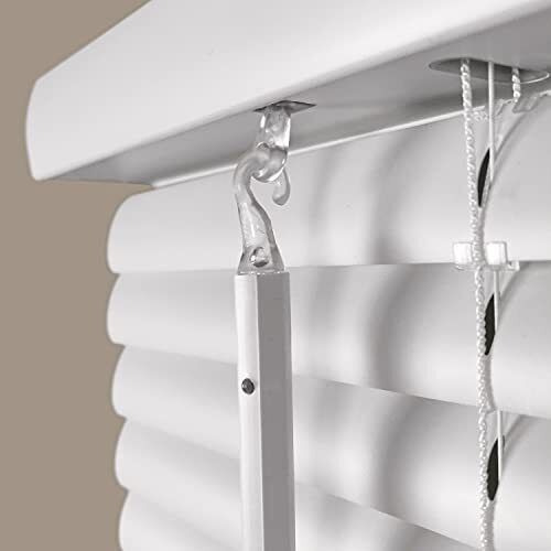 Persiana Aluminio Blanca Horizontal 147 Cm X 162.50 Cm