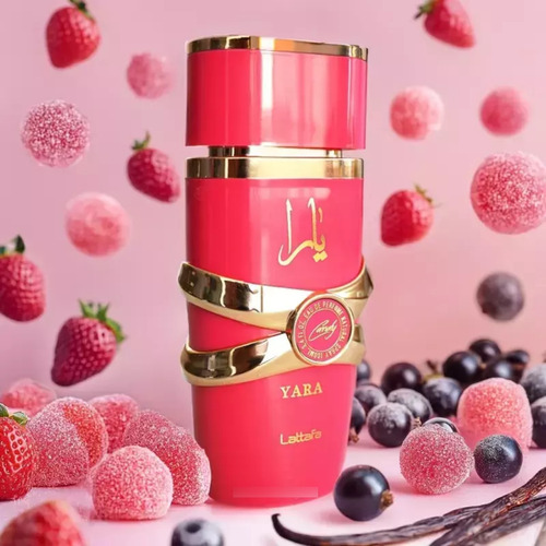 Perfume Yara Lattafa Candy Perfume Árabe Fragrância Doce Edp 100ml - Feminino