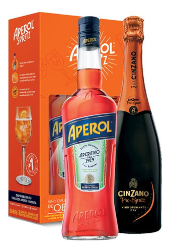 Aperitivo Aperol + Cinzano - mL