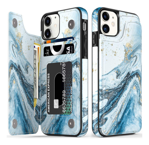 Funda Leto Para iPhone 11- Opal Blue Marble