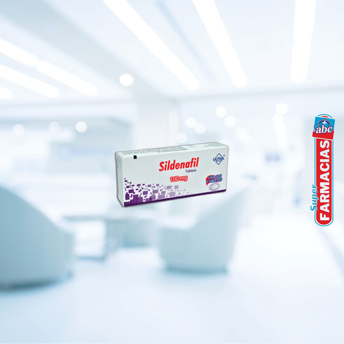 Sildenafil Ultra 100mg, Pack De 4 Tabletas