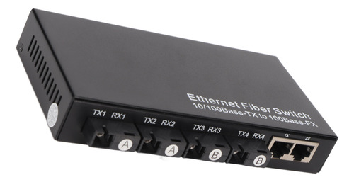 Ethernet Fast Optical 6 Puertos 10 100mbps Rx1550 Tx1310nm L