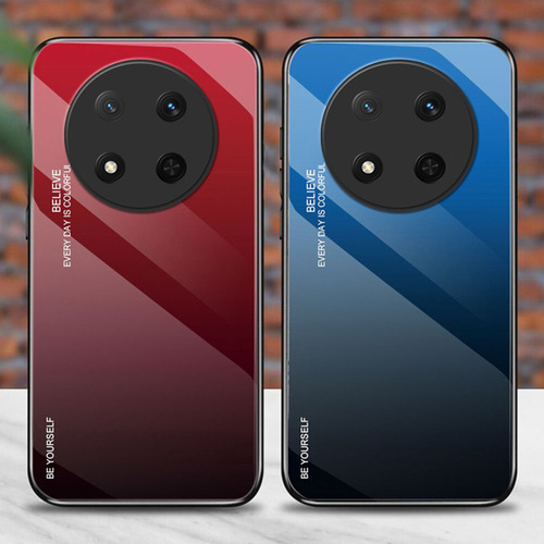 Funda Para Honor Magic 7 Lite 5g Vidrio De Color+mica