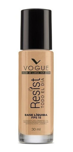 Base De Maquillaje Vogue Resist Larga Duración 30ml