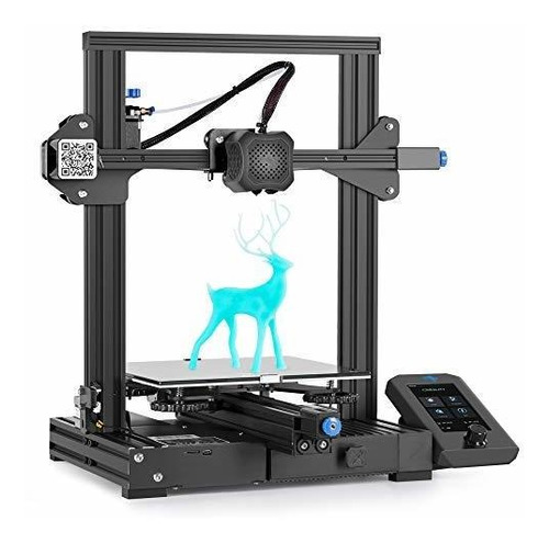 Impresora 3d Mejorada Creality Ender 3 V2 Con Placa Base Sil