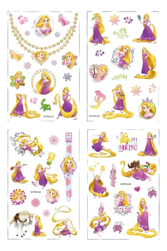 comprar Set Tatuajes Temporales - Princesa Disney Rapunzel Enredados