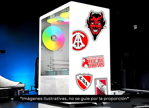 Sticker Independiente Rojo Cai Gran Campeón Argentina X3