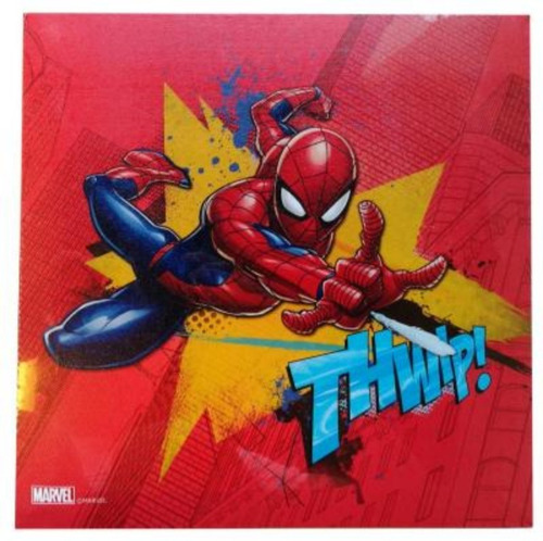 Cuadro Infantil ( Canvas) Hombre Araña Marvel (28x28cm)